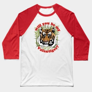 Valentiger - Valentine's Day Tiger design Baseball T-Shirt